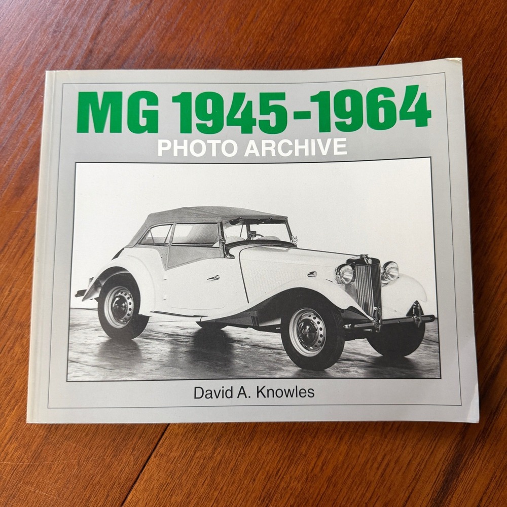 Iconografix MG 1945-1964 Photo Archive David Knowles Book History MGA MGB TC Car